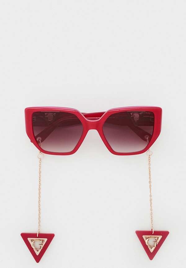 

Очки солнцезащитные и подвески 2 шт. Guess, Красный, GUS 7892 72T