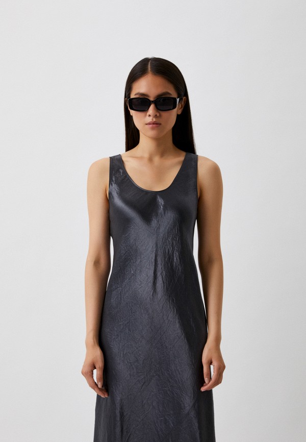 Платье Max Mara Leisure серый, размер 48, фото 2