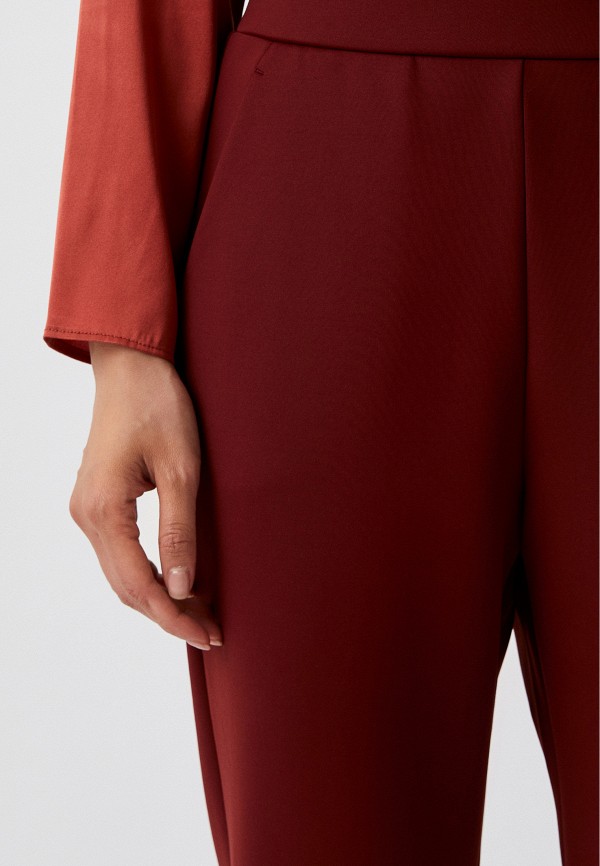 Брюки Max Mara Leisure бордовый, размер 40, фото 4