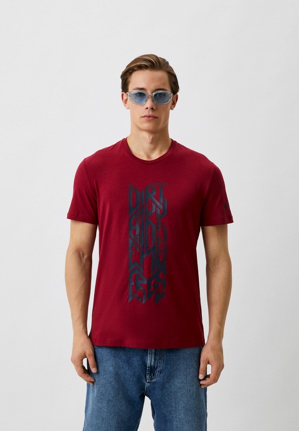 

Футболка Bikkembergs, Бордовый