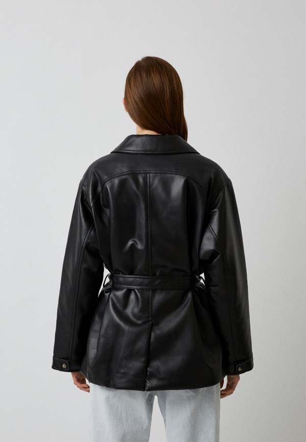 фото Куртка кожаная утепленная iceberg