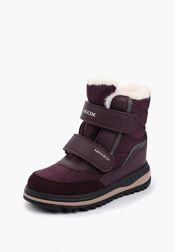 Ботинки Geox бордовый, размер 32, фото 2