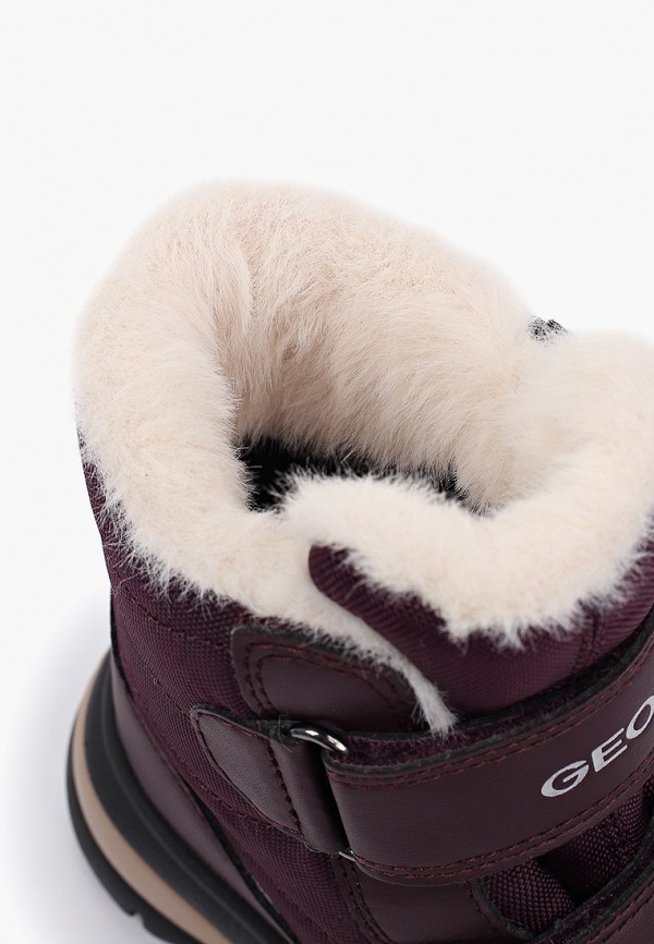 Ботинки Geox бордовый, размер 32, фото 6