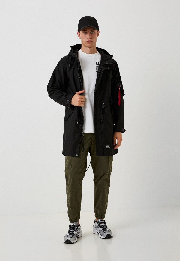 Парка Alpha Industries черный, размер 50, фото 2