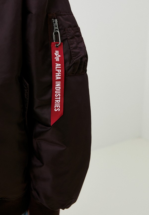 Куртка утепленная Alpha Industries бордовый, размер 46, фото 5