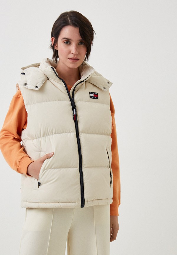 

Жилет утепленный Tommy Jeans, Бежевый