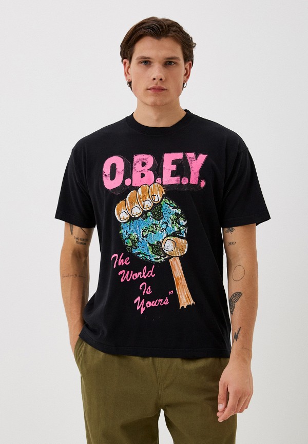

Футболка Obey, Черный