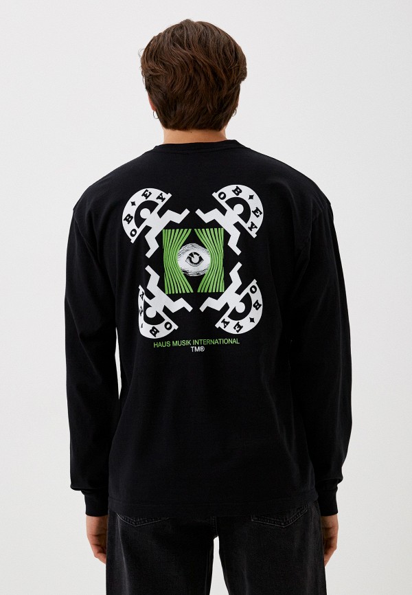 Лонгслив Obey черный, размер 50, фото 2