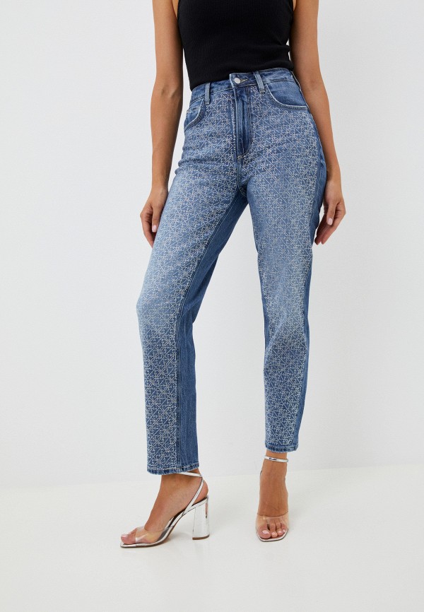 

Джинсы Guess, Голубой, MOM JEAN