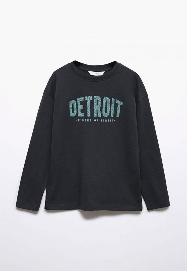 

Лонгслив Mango Kids, Черный, DETROIT