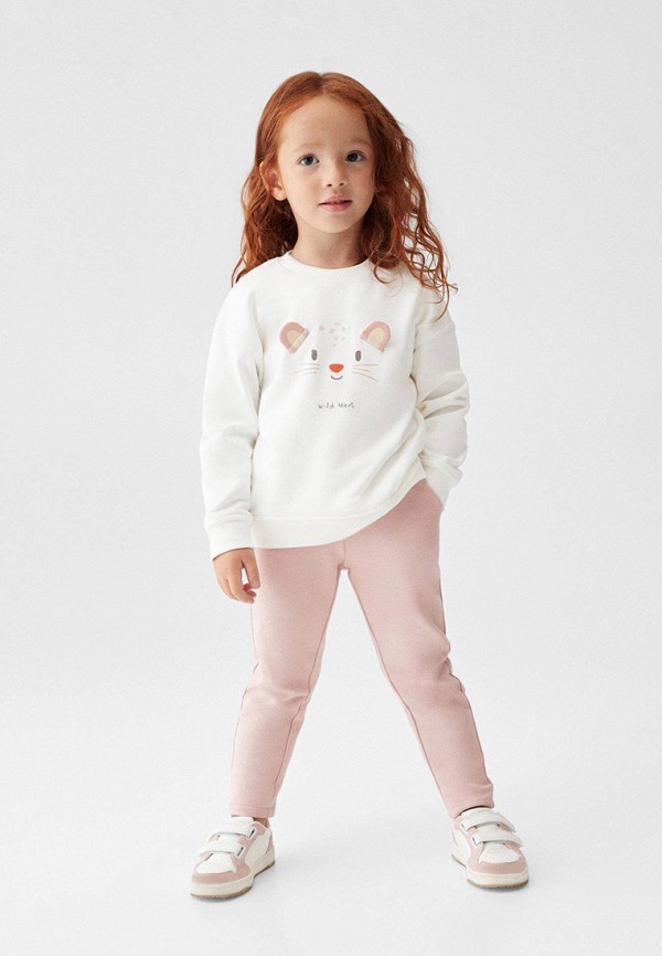 Свитшот Mango Kids белый, размер 92, фото 5