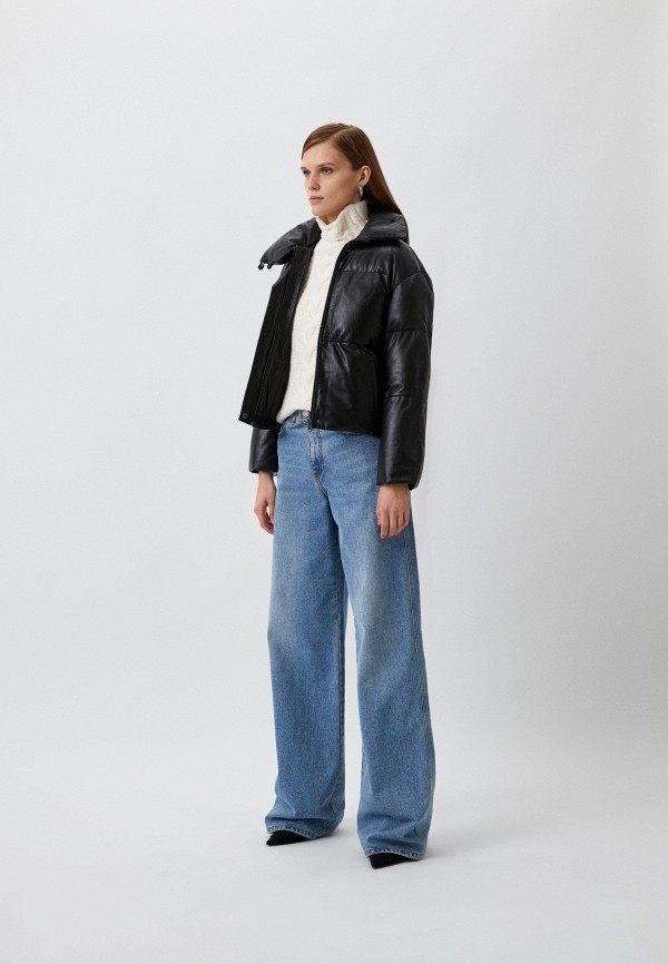 фото Куртка кожаная утепленная serge pariente