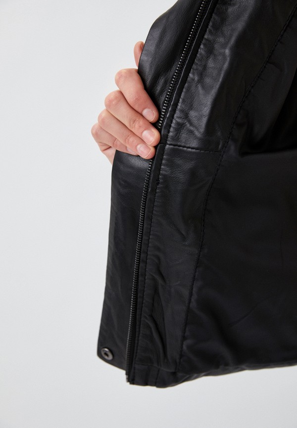 фото Куртка кожаная утепленная serge pariente