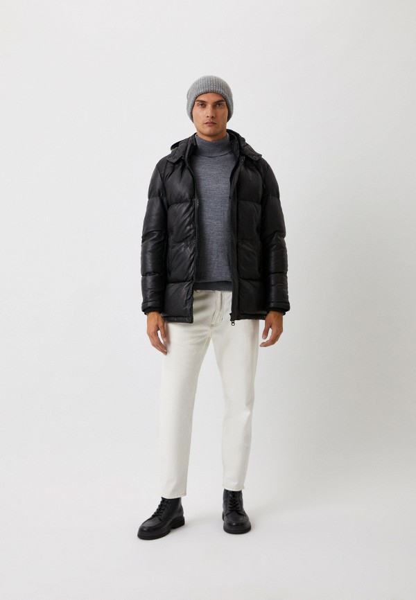 фото Куртка кожаная утепленная serge pariente