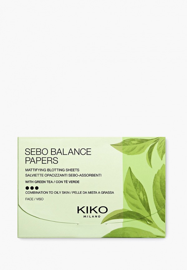 

Салфетки матирующие Kiko Milano, Прозрачный, Sebo balance papers