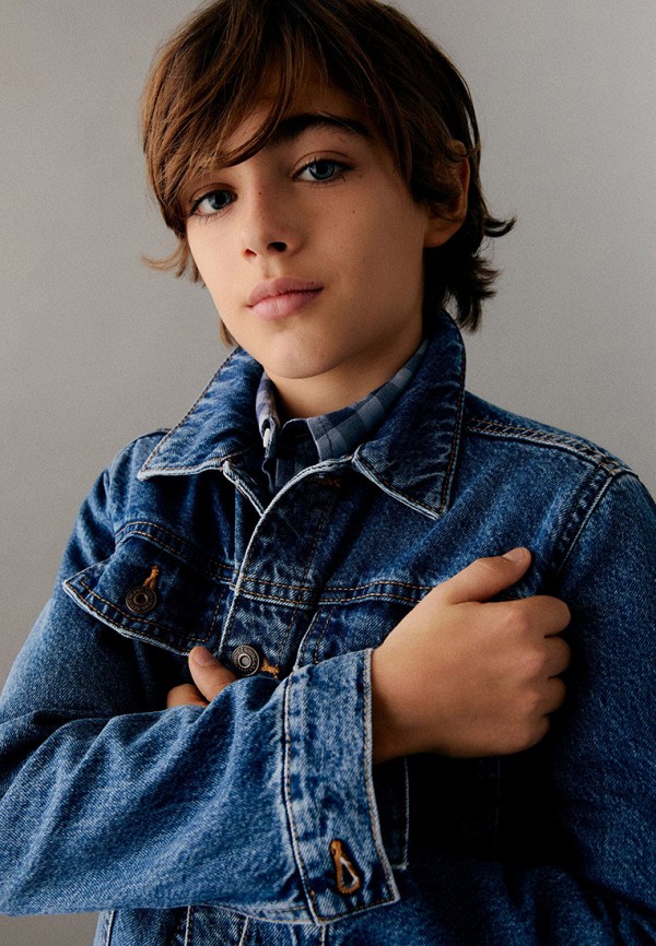 фото Куртка джинсовая mango kids