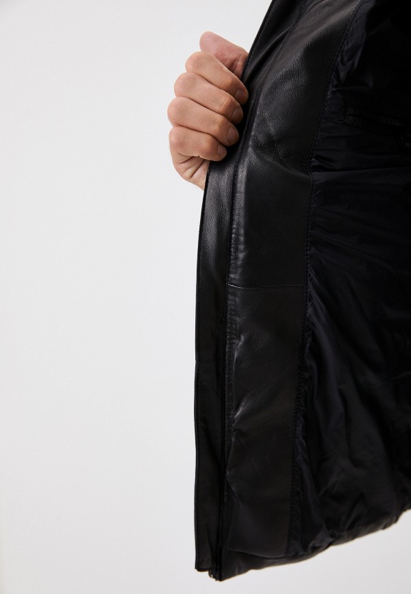 фото Куртка кожаная утепленная blouson