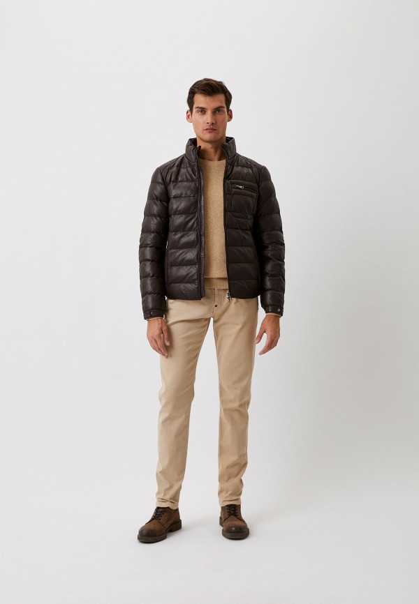 фото Куртка кожаная утепленная blouson