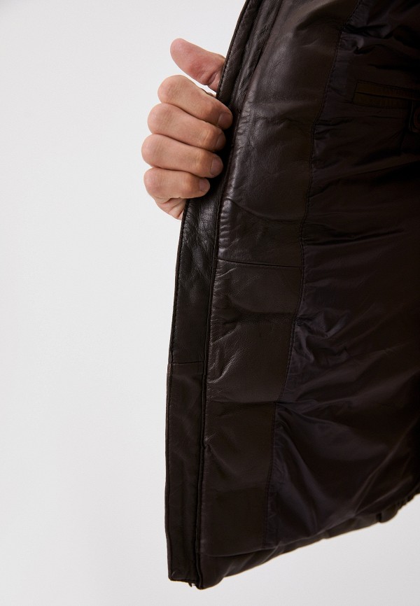 фото Куртка кожаная утепленная blouson