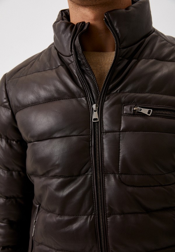 фото Куртка кожаная утепленная blouson