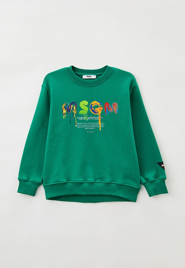 

Свитшот MSGM Kids, Зеленый
