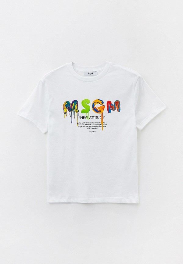 

Футболка MSGM Kids, Белый