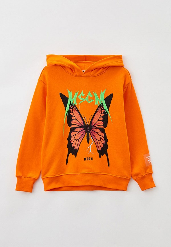 

Худи MSGM Kids, Оранжевый