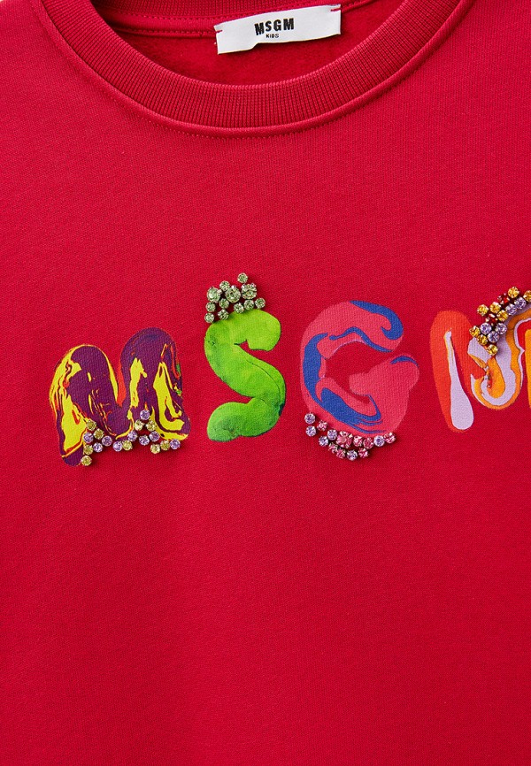 Свитшот MSGM Kids фуксия, размер 152, фото 3