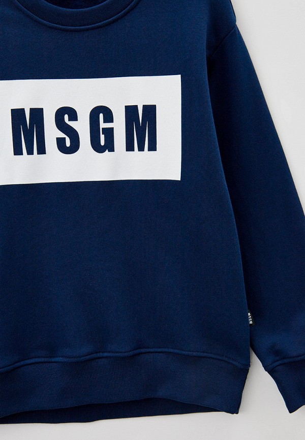 Свитшот MSGM Kids синий, размер 140, фото 3