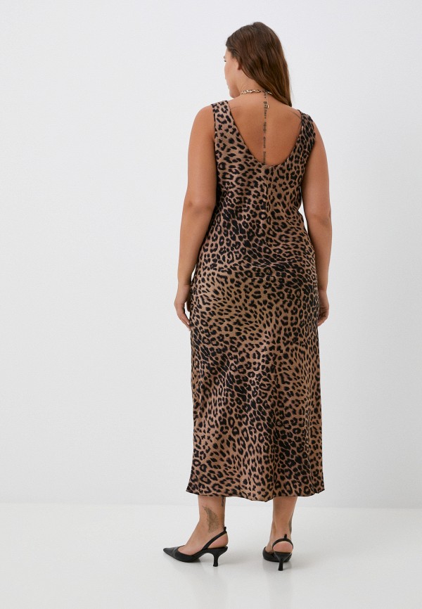 Платье Francesca Peretti коричневый, размер 52, фото 3