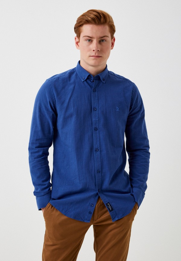 Рубашка Giorgio Di Mare синего цвета
