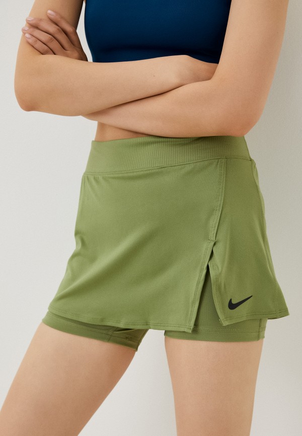 Юбка-шорты Nike зеленого цвета