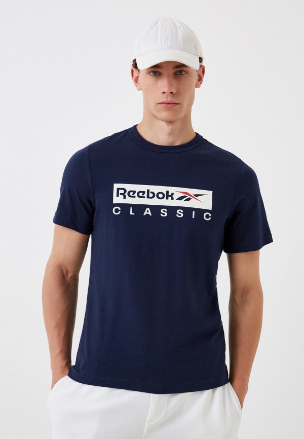 

Футболка Reebok, Синий, REEBOK CLASSIC SS TEE