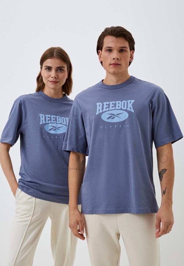 

Футболка Reebok, Фиолетовый, ARCHIVE ESSENTIALS BIG LOGO TEE