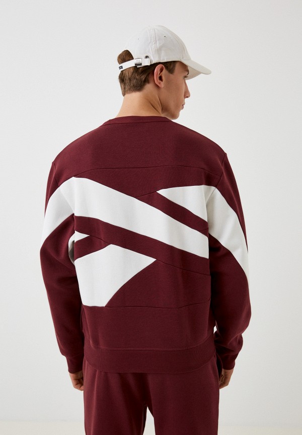 Свитшот Reebok бордовый, размер 48, фото 3