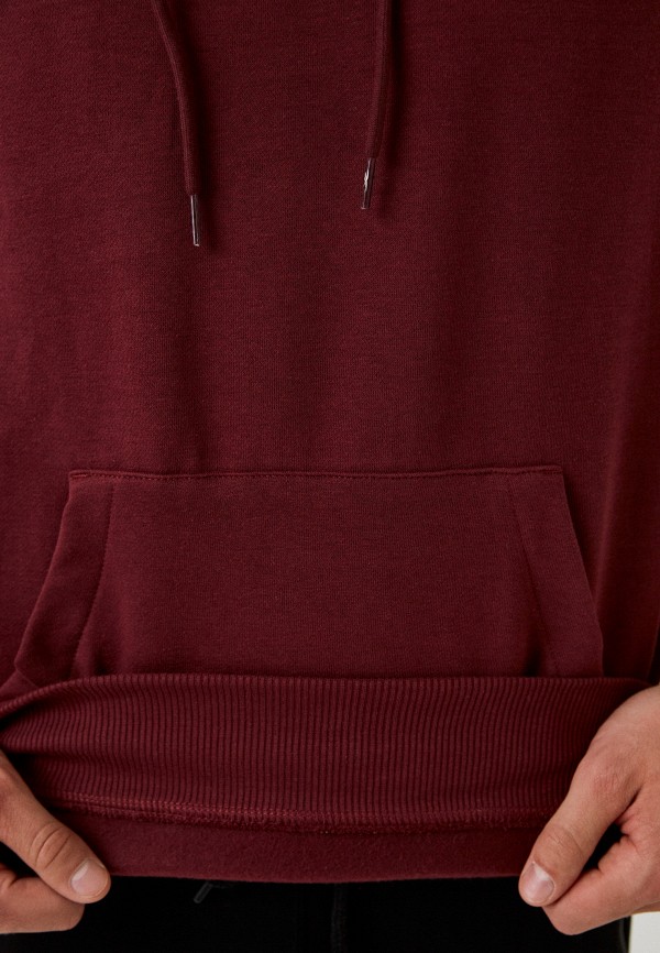 Худи Reebok бордовый, размер 64, фото 4