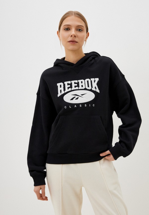 

Худи Reebok, Черный, REEBOK CLASSICS NATURAL DYE BIG LOGO HOODIE