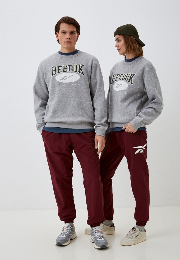 Свитшот Reebok серый, размер 52, фото 2