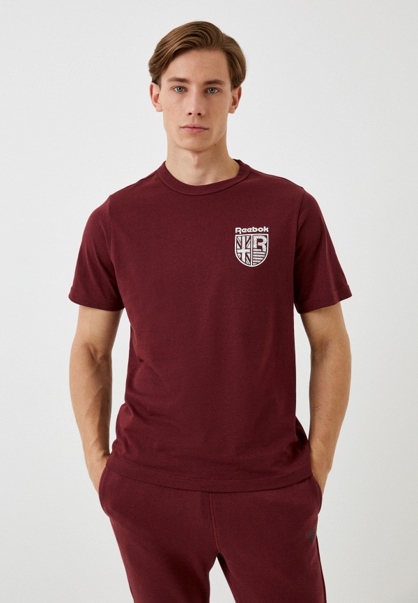 

Футболка Reebok, Бордовый, CLASSIC CREST SS TEE