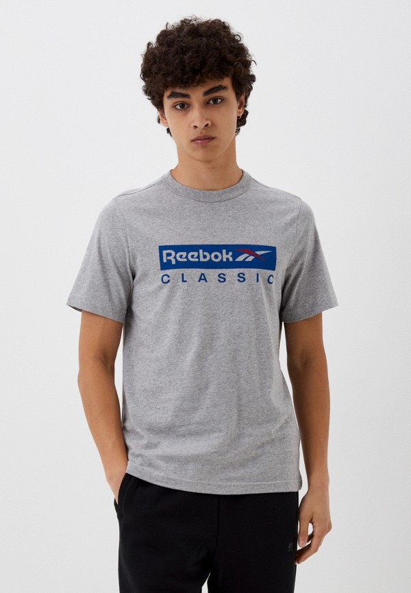 

Футболка Reebok, Серый, REEBOK CLASSIC SS TEE