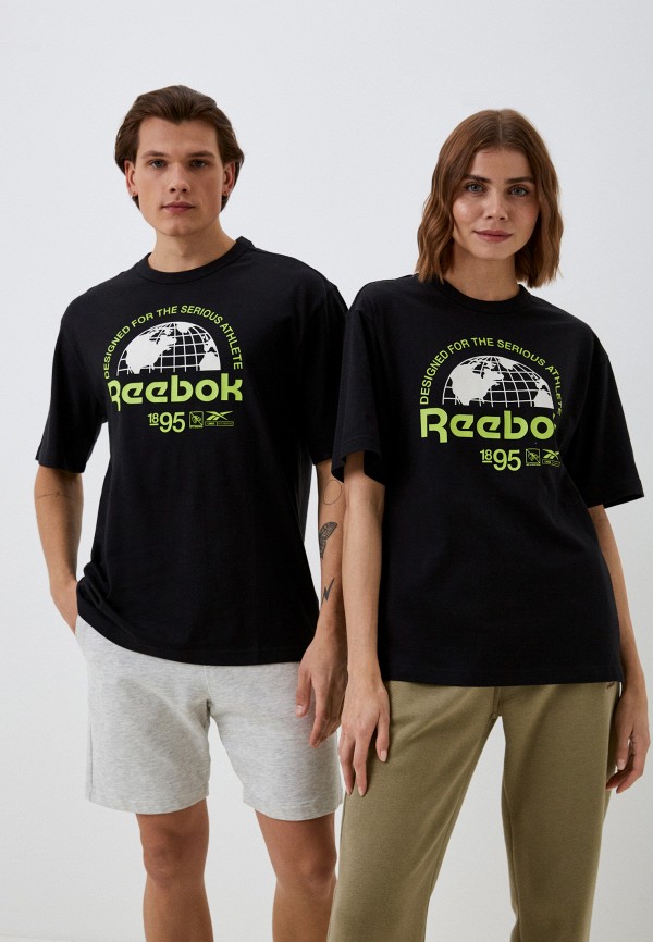 

Футболка Reebok, Черный, REEBOK GLOBE SS TEE