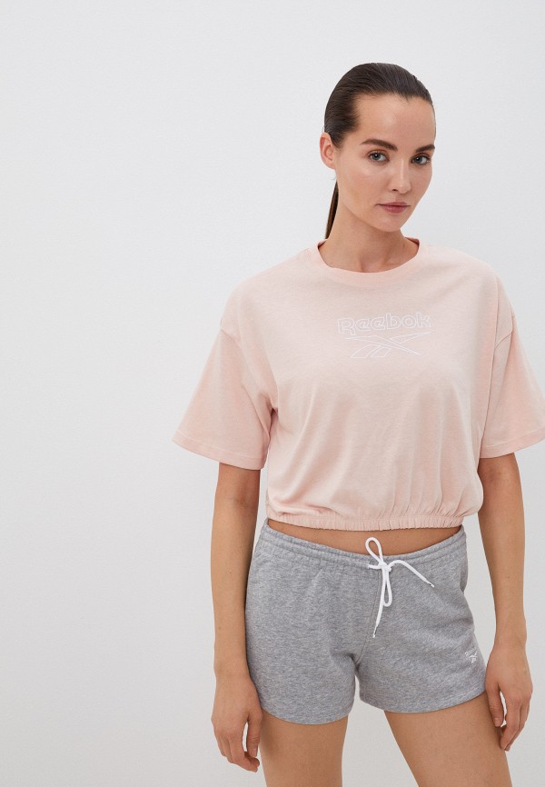 

Футболка Reebok, Розовый, REEBOK IDENTITY ENERGY BOXY TEE