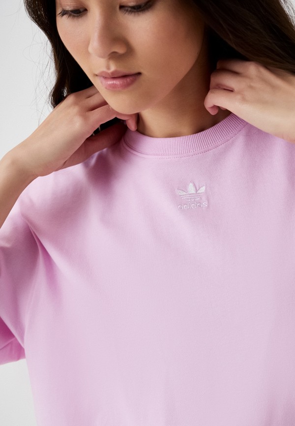 Футболка adidas Originals розовый, размер 50, фото 3
