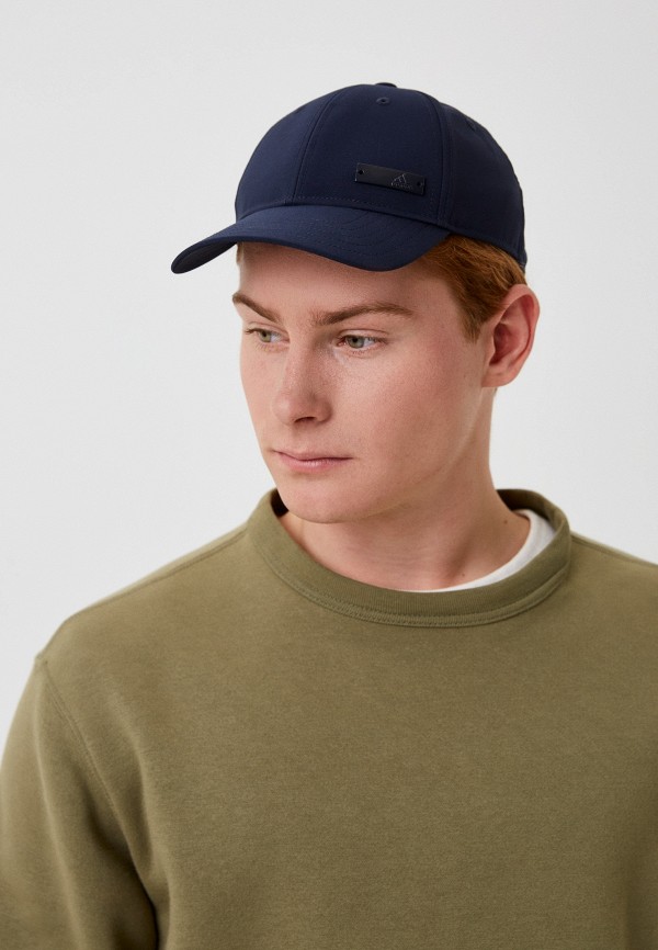 Бейсболка adidas синий, размер 54, фото 4