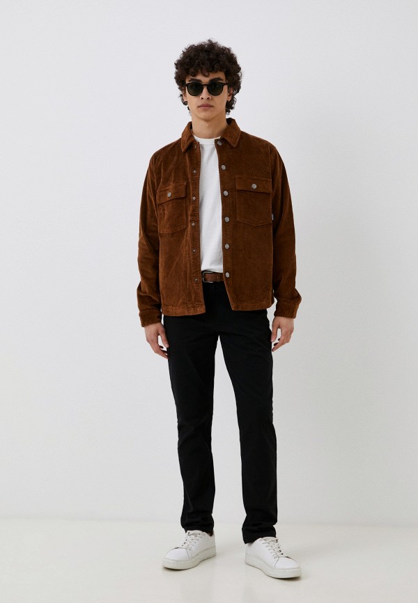 Рубашка Blend коричневый, размер 46, фото 2