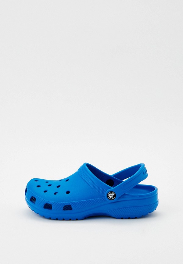 Сабо Crocs синего цвета