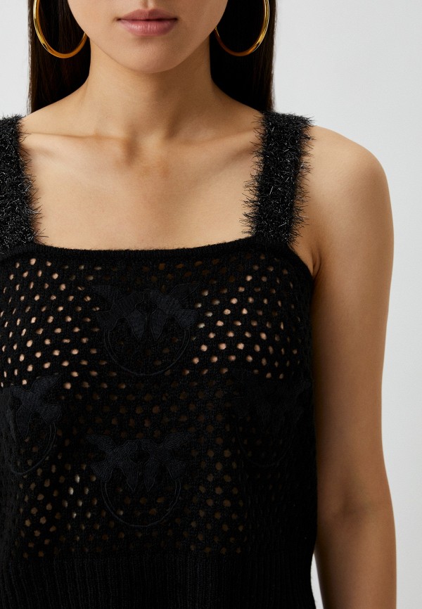 Топ Pinko черный, размер 44, фото 4