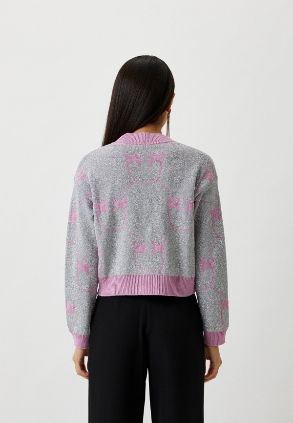 Кардиган Pinko серебряный, размер 40, фото 3