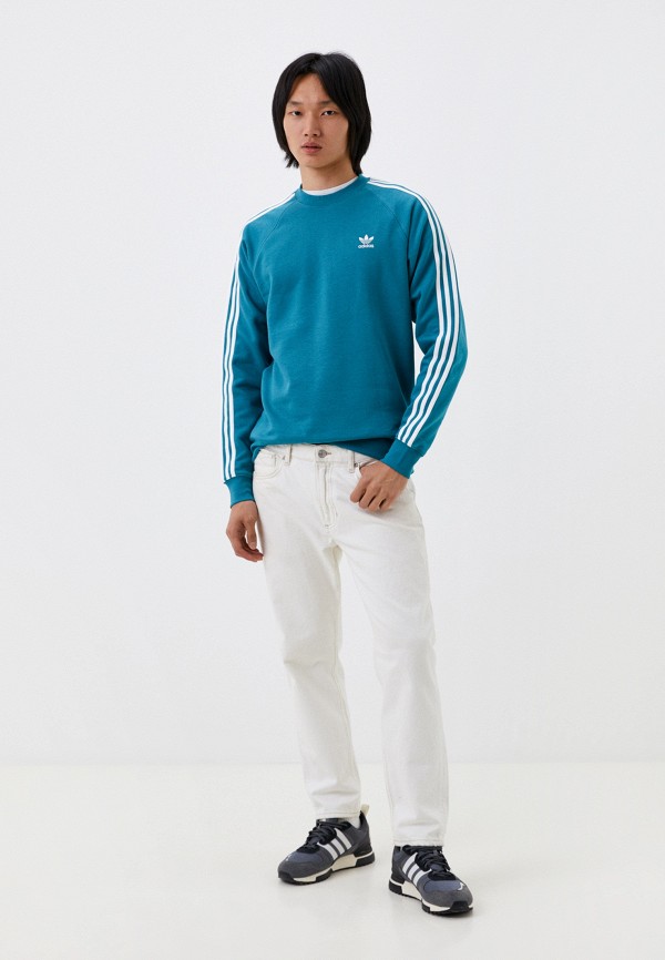 Свитшот adidas Originals бирюзовый, размер 60, фото 2