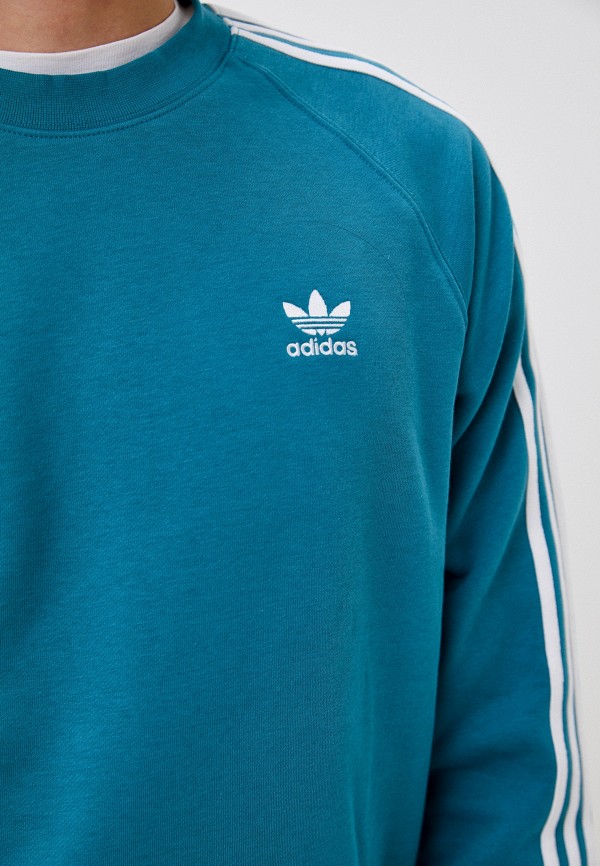 Свитшот adidas Originals бирюзовый, размер 60, фото 4